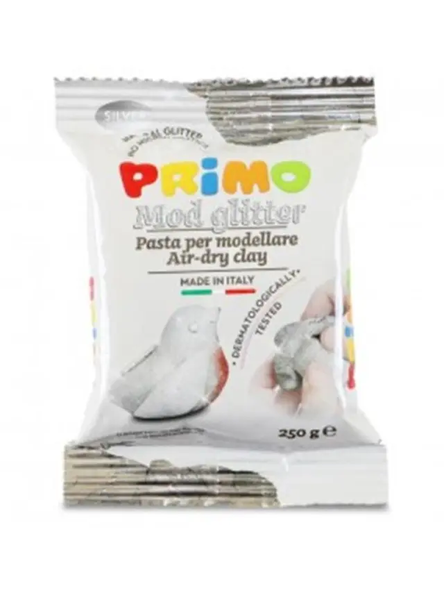 Primo Πηλός 250gr Glitter Silver/ 28511MOD205G SILVER (Primo)