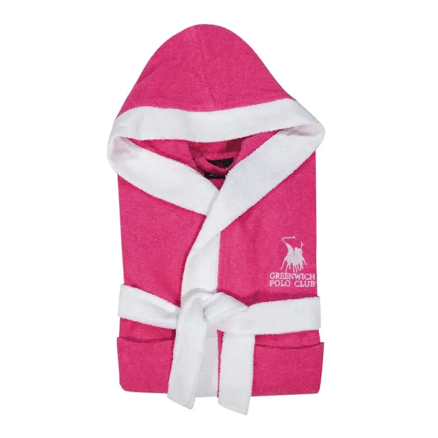 Greenwich Polo Club Παιδικό Μπουρνούζι Κορίτσι Essential, Χρώμα Φούξια - 8-10 Y