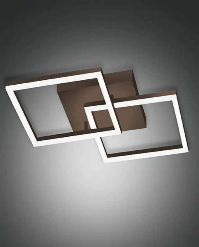 Bard 3394-22 φωτιστικό οροφής 45x45 τετράγωνα led Corten