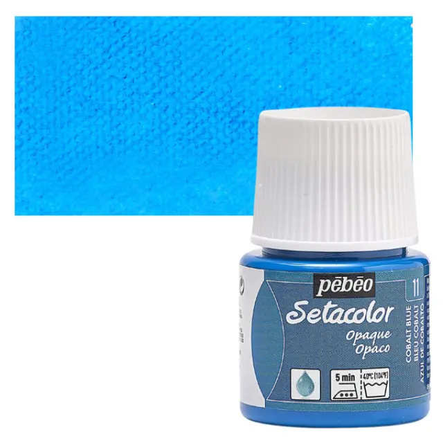 Pebeo Χρώμα Υφάσματος Setacolor Opaque - 11 Cobalt Blue - 45ml