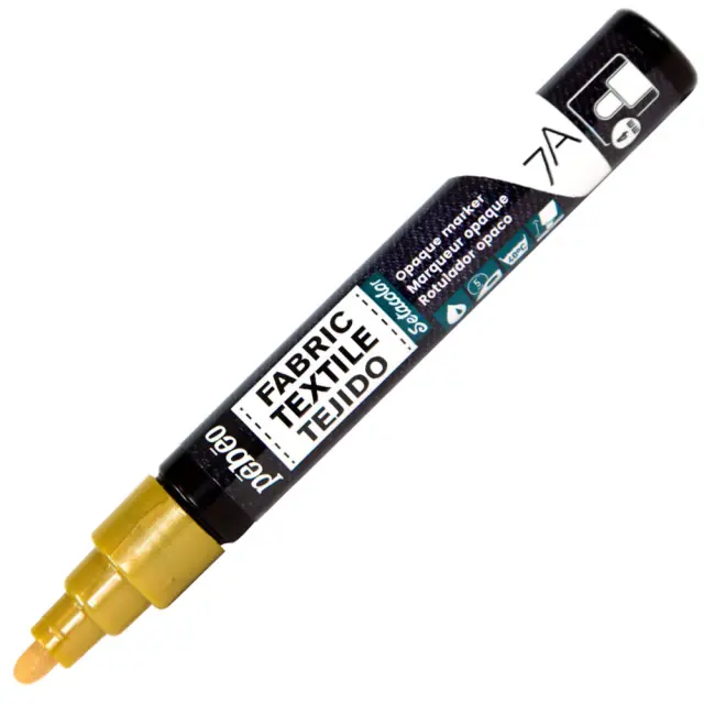Pebeo Μαρκαδόρος Υφάσματος Καλυπτικός Μύτη 4mm - 31 Gold