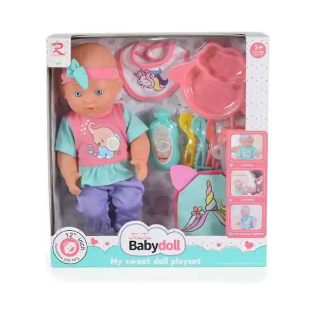 Κούκλα 31cm με Αξεσουάρ και Σακίδιο Μονόκερο Moni Toys 3800146223557 2