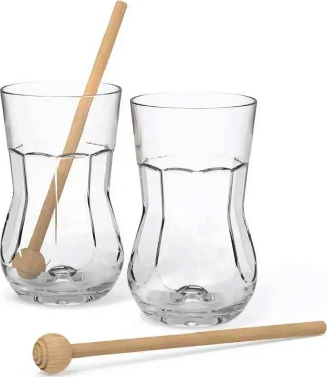 COOKUT Ποτήρια Mojito Γυάλινα MOJO 9 x 9 x 12 cm 350ml Λευκά