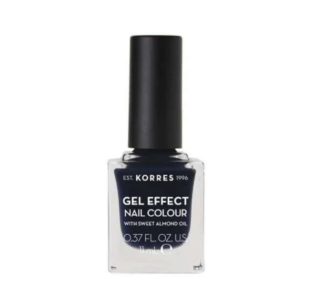ΚΟΡΡΕΣ Βερνίκι Νυχιών Gel Effect Nail Color 88 Steel Blue Με Αμυγδαλέλαιο 11ml 2