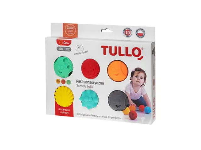 TULLO ΠΑΙΧΝΙΔΙ ΑΙΣΘΗΣΕΩΝ SENSORY BALLS 6 ΤΜΧ. 2