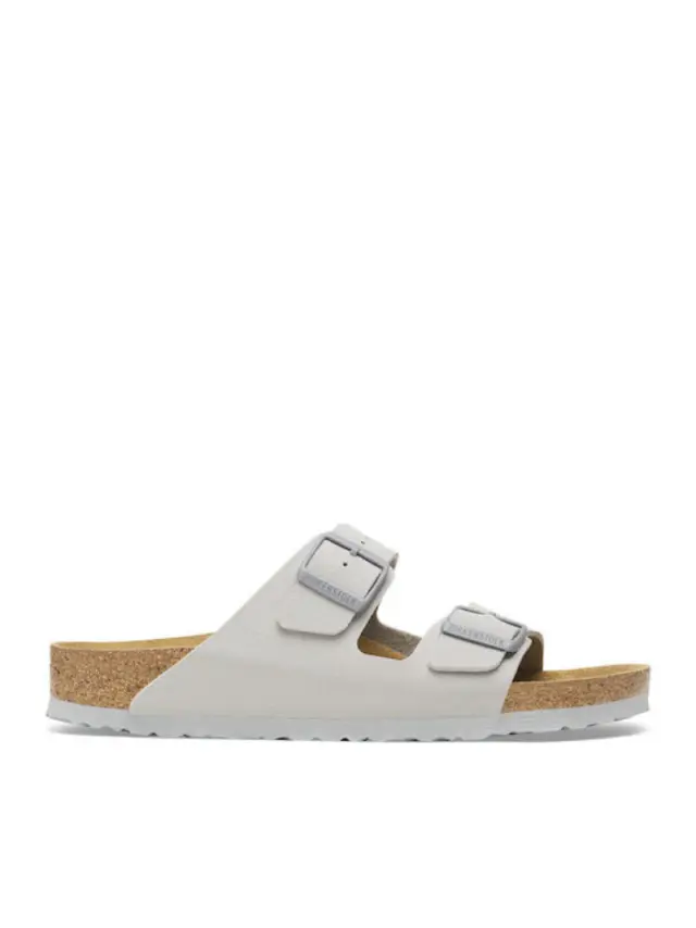 Birkenstock Πέδιλα Unisex Birko-Flor(ανθεκτικό υλικό της Birkenstock-επιτρέπει την επαφή με το νερό) Γκρί BIR/ARIZONA 1027720 STONE/C 3