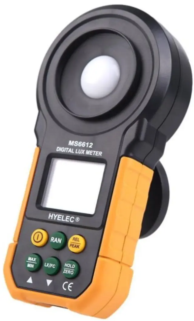 Luxmeter light intensity meter Peakmeter PM6612/MS6612/R212A