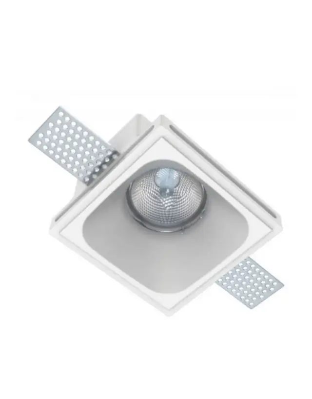 ΣΠΟΤ ΧΩΝEYTO ΓΥΨΙΝΟ 100x100x45mm 1xMR16/GU10 MAX 50W UNIVERSE