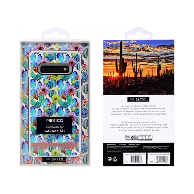 Θήκη Σιλικόνης So Seven Mexico Για Samsung Galaxy S10 Blue Cactus 2