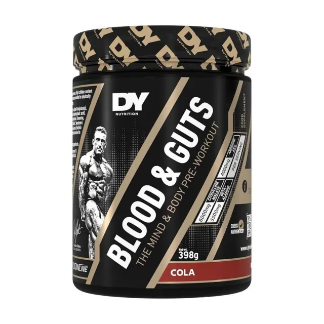 Dorian Yates Nutrition Blood & Guts 380g Cola (5060763896888)