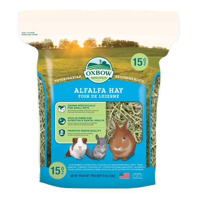 Oxbow Alfalfa Hay - Χόρτο για Κουνέλια + Χορτοφάγα Κατοικίδια