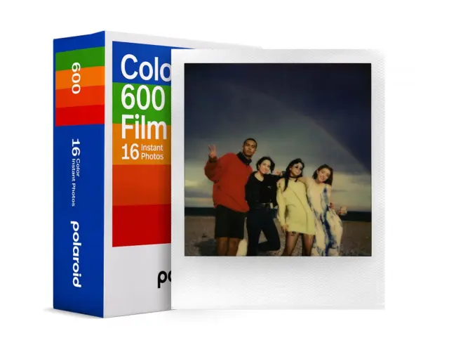 Φωτογραφικό Χαρτί Polaroid Color Film 600 για Polaroid 600 και i-Type, με μέγεθος 10.7x8.8cm - 16 Φύλλα6012