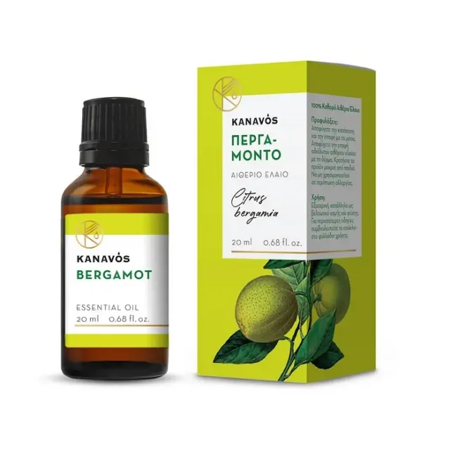 Kanavos | Essential Oil Bergamot Αιθέριο Έλαιο Περγαμόντο | 20ml