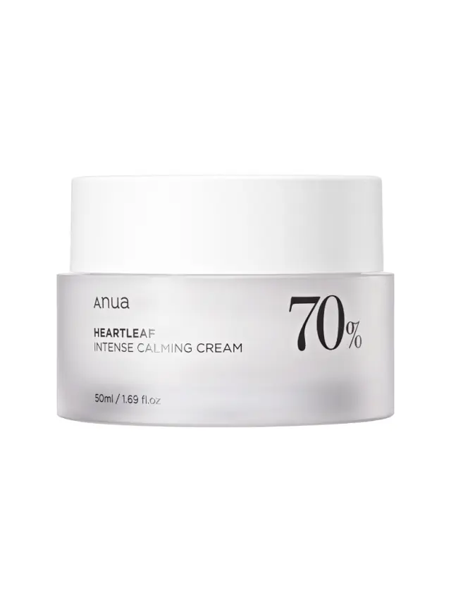 Anua Heartleaf 70% Intense Calming Cream 50ml - Ενυδατική κρέμα που ενισχύει τον φραγμό του δέρματος