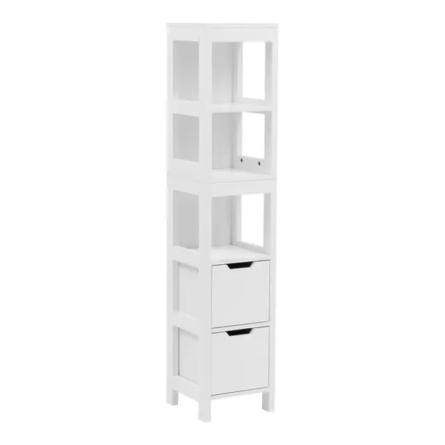 Ντουλάπι-στήλη Kelby pakoworld mdf λευκό 30x30x144εκ