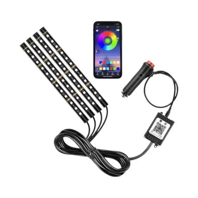 Σετ φωτισμού καμπίνας αυτοκινήτου LED - R-D19101-P12 - 100204