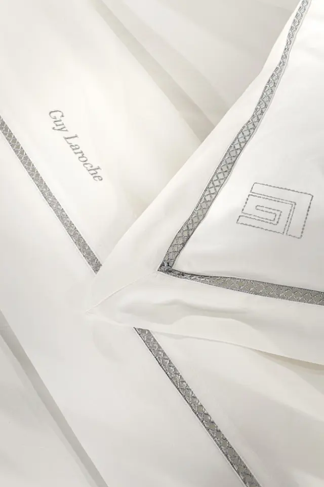 ΠΑΠΛΩΜΑΤΟΘΗΚΗ ΥΠΕΡΔΙΠΛΗ BLEND SILVER - IVORY 240X250 ΣΕΤ 3ΤΜΧ GUY LAROCHE 3