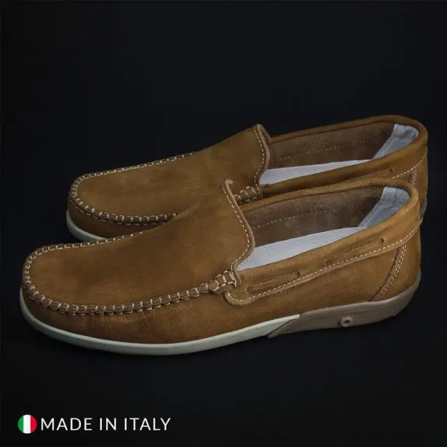 Δερμάτινο Μοκασίνη Made In Italy 5668 Ταμπά - 43 3
