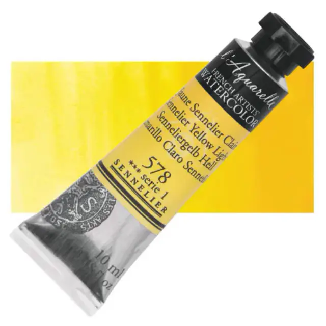 Χρώμα Ακουαρέλας Sennelier l Aquarelle Σωληνάριο 10ml - 578 Sennelier Yellow Light