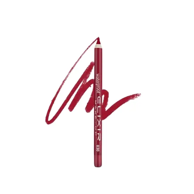 Elixir Waterproof Lip Liner 030-True Red 2