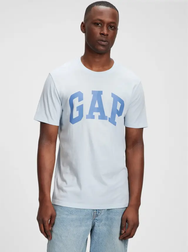 Gap Logo Μπλούζα poolside blue - S