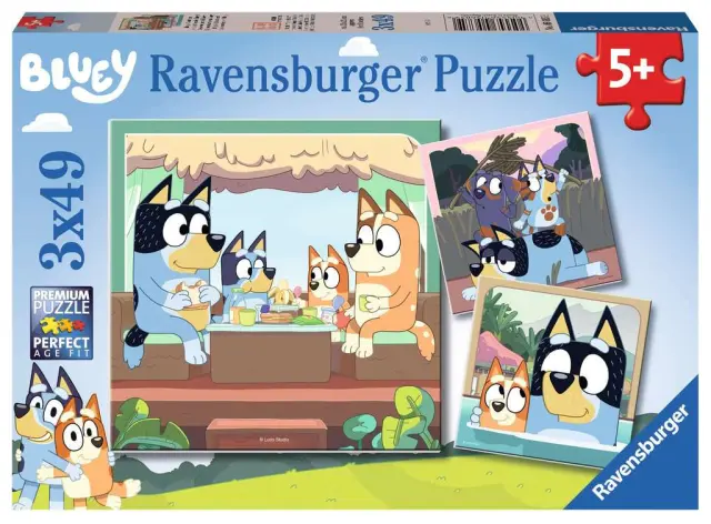 Ravensburger - Bluey 3x49p - (10105685) - Toys