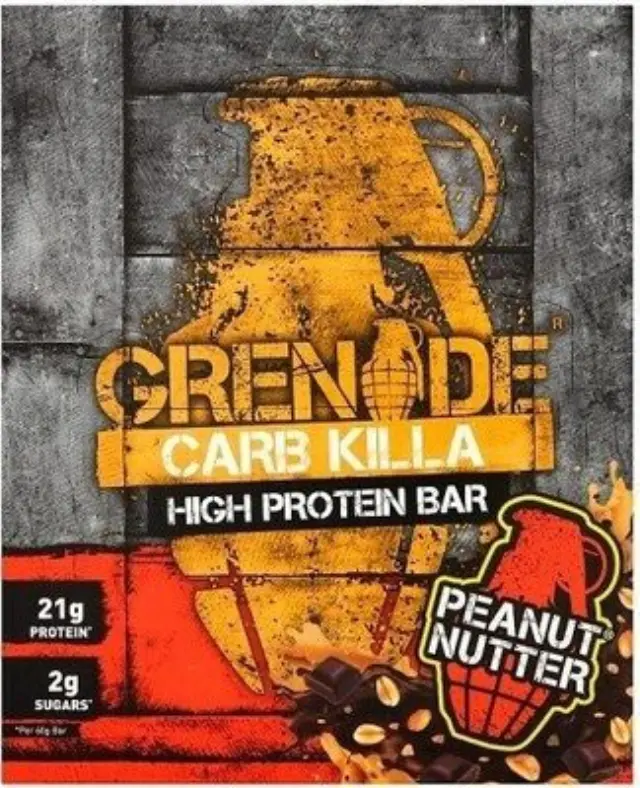Μπάρα Πρωτεΐνης Carb Killa Peanut Nutter • Grenade • Big Combo 12 τμχ