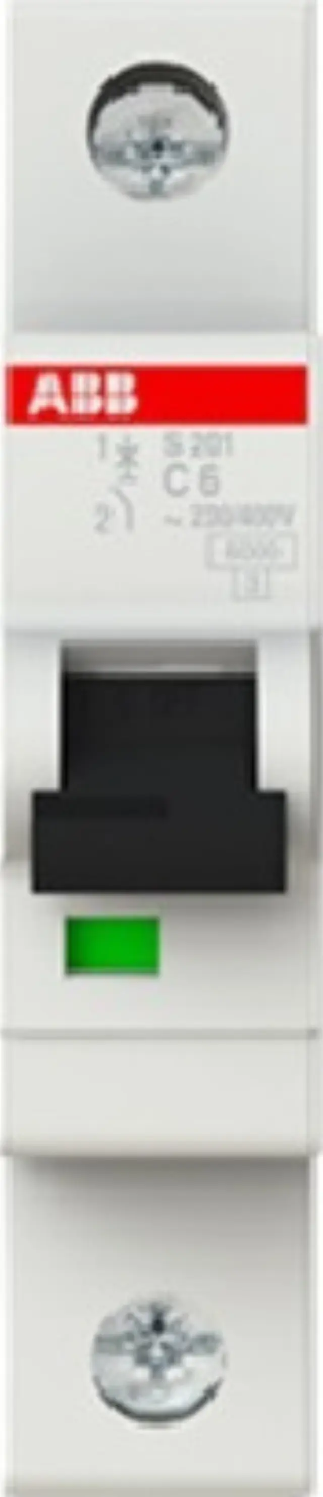 S201-C6 Miniature Circuit Breaker - 1P - C - 6 A