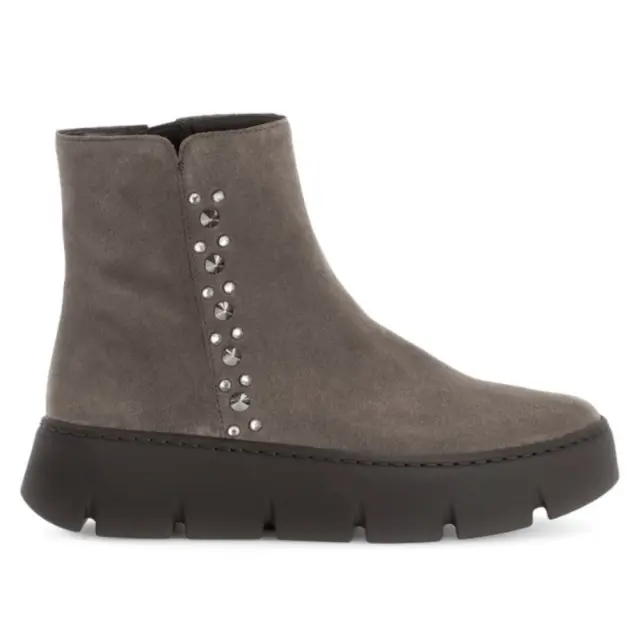 Gabor Μποτάκια Γυναικείο δέρμα suede Γκρί GAB/53744 10-MOHAIR