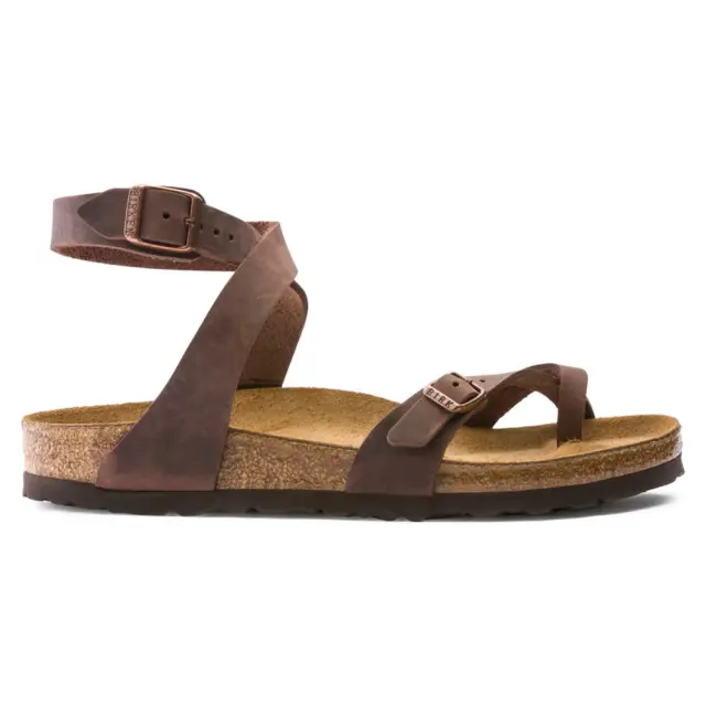 Birkenstock Πέδιλα Γυναικείο δέρμα Oiled Καφέ BIR/YARA 013393 HABANA