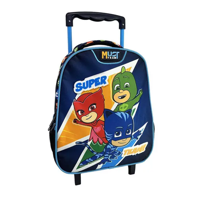Must Σχολική Τσάντα Τρόλεϊ Νηπίου PJ Masks Super Team 2 θήκες (000484313)
