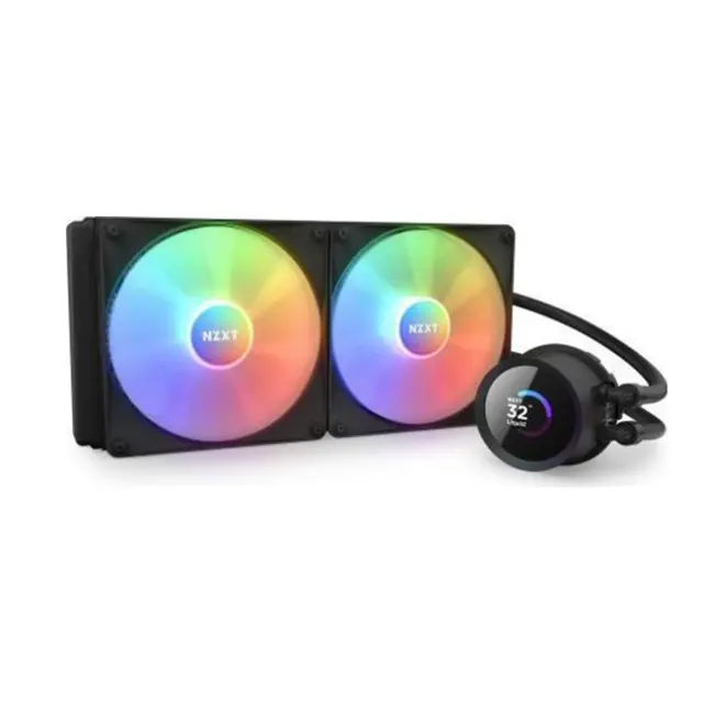 NZXT Liquid CPU Cooler Kraken 280 RGB Black (RL-KR280-B1)