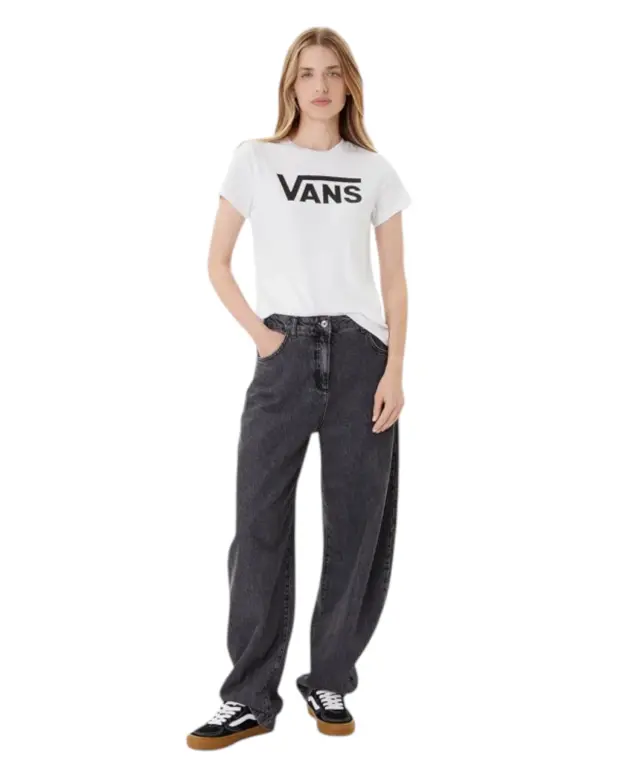 Vans - Γυναικείο Κοντομάνικο T-Shirt Wm Flying V Crew Tee VN0A3UP4-WHT Λευκό - 2XS 2