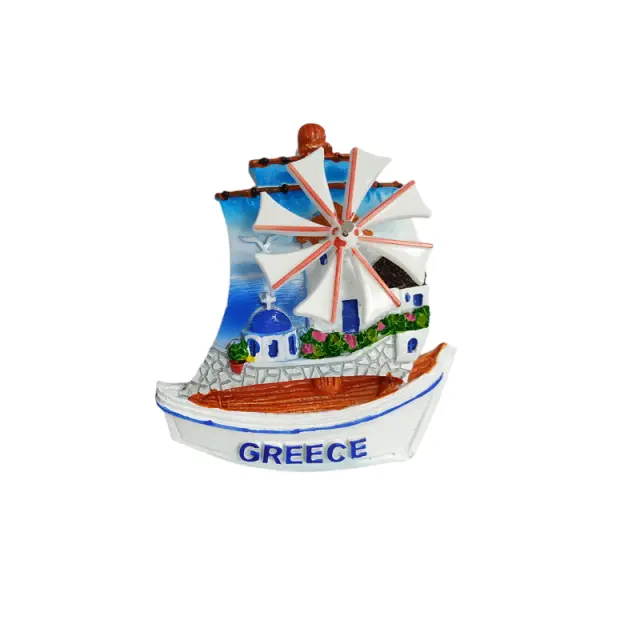 Tουριστικό μαγνητάκι Souvenir – Σετ 12pcs - Resin Magnet - Greece - 678183