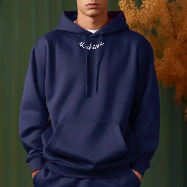 Φούτερ Noshame® Navy με τύπωμα - 512311 - XXL