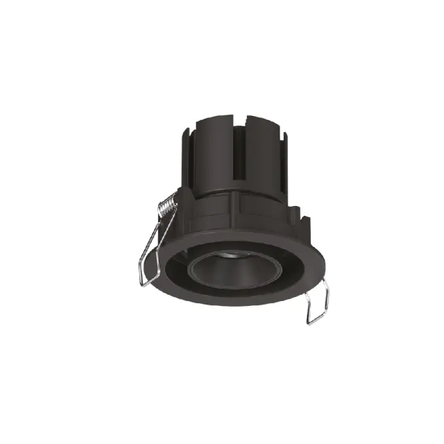 Inlight Downlight σποτ 7W 3CCT σε μαύρη απόχρωση (X00230B)