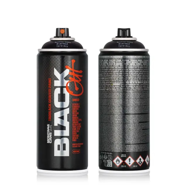 Montana Blackout Tarblack Spray Paint 400ml 2