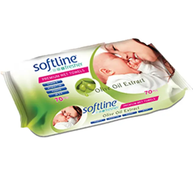 Softline Fresher Μωρομάντηλα με Ελιά Premium 72τμχ
