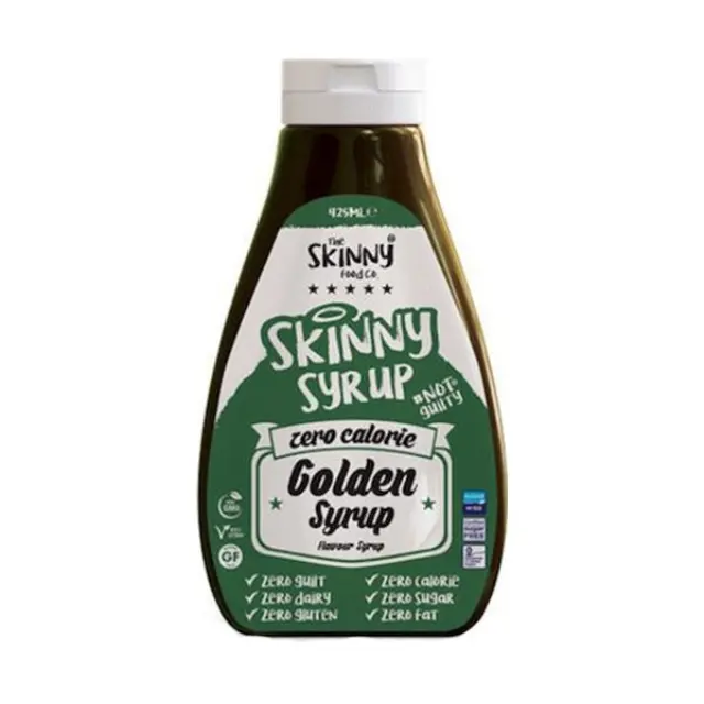 Zero Calorie Sugar Free Syrup Golden Syrup 425ml The Skinny Food Co