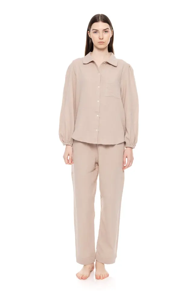 W1697 - Skin - PYJAMA BUTTONED ELEGANT