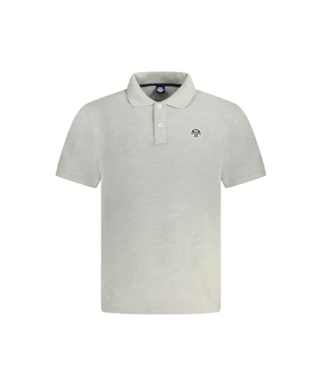 North Sails - Ανδρικό Κοντομάνικο Polo T-Shirt 995011-000-0926 Γκρι