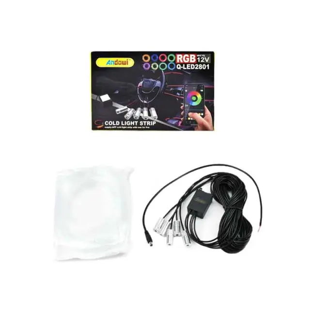 Andowl Διακοσμητικός Φωτισμός Αυτοκινήτου LED Q-LED2801 - Car Decorative Lighting with Color Control 0751056