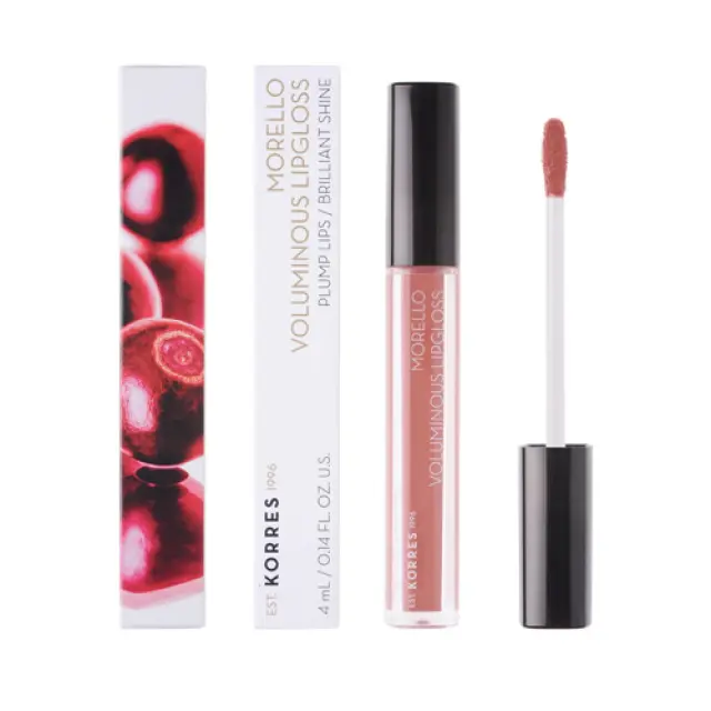 Korres Morello Lipgloss 04 Honey Nude 4ml (Κραγιόν Φυσικό Χρώμα) 2