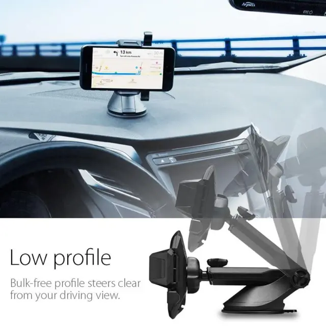 Spigen® Βάση Κινητού Αυτοκινήτου Kuel AP12T Car Mount Holder με Ρυθμιζόμενα Άγκιστρα 2