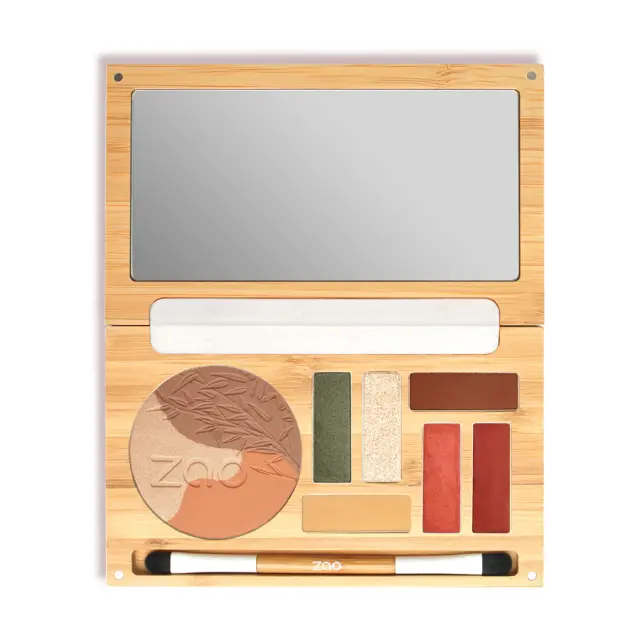 Zao Organic Terra Toscana Palette – Βιολογική πολυχρηστική παλέτα μακιγιάζ για πρόσωπο, μάτια & χείλη