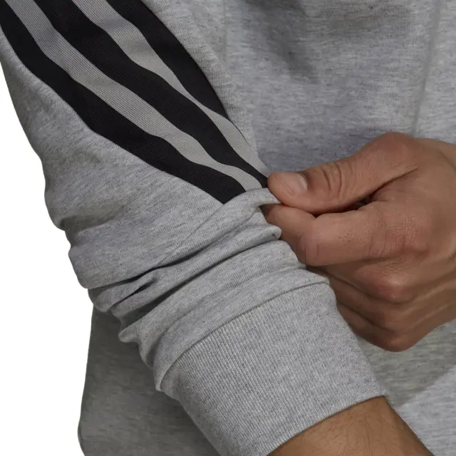 adidas Sportswear Future Three Stripes Crew (HB1418-Grey) - Γκρί - XL 3