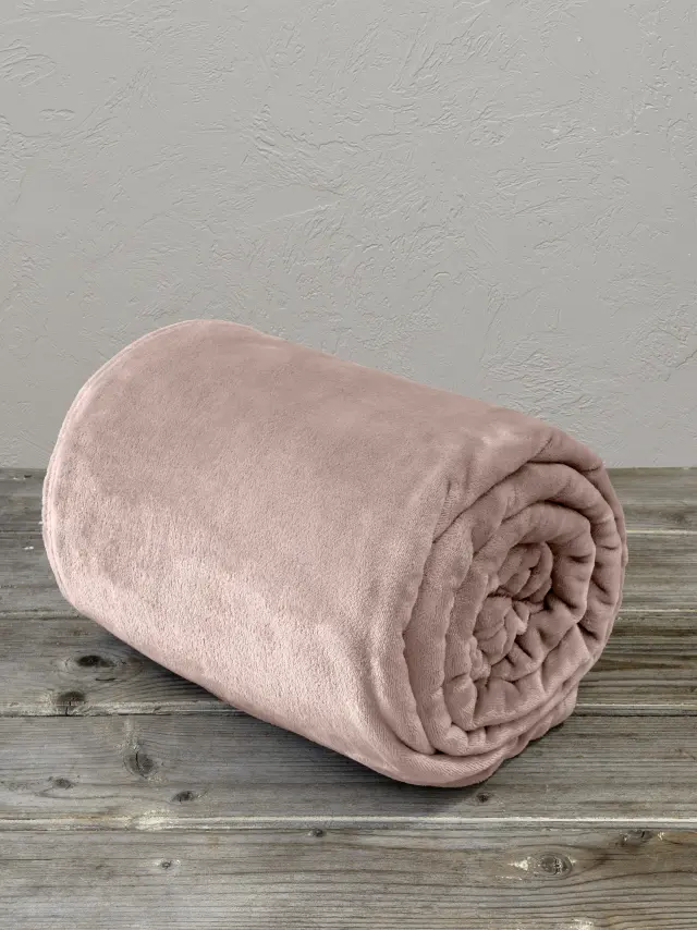 Κουβέρτα 220Χ240 Υπέρδιπλη Fleece Kocoon Meleg Light Pink 100% Πολυέστερ