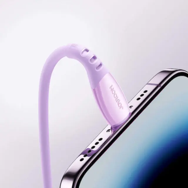 Joyroom® - Vibrant Series Καλώδιο USB-C σε USB-C 60W 1.2m- Purple. 3