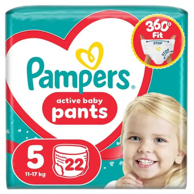 PAMPERS Pants No 5 (11-17kg) 22τμχ
