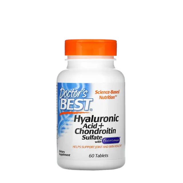 Doctor's Best Hyaluronic Acid + Chondroitin Sulfate with BioCell Collagen